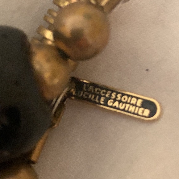 Vintage 80s Lucille Gauthier necklace - Picture 2 of 4